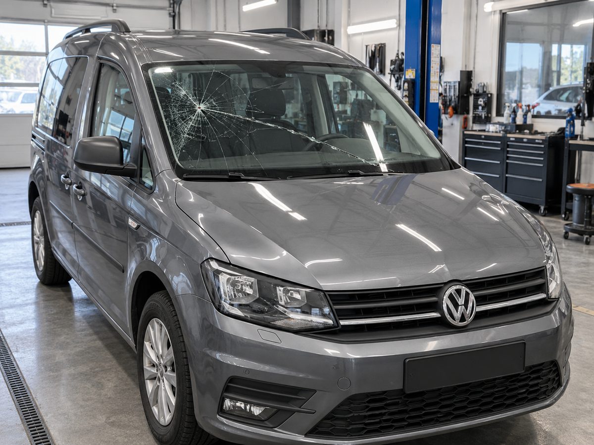 Volkswagen Caddy, Заміна лобового скла, до робіт