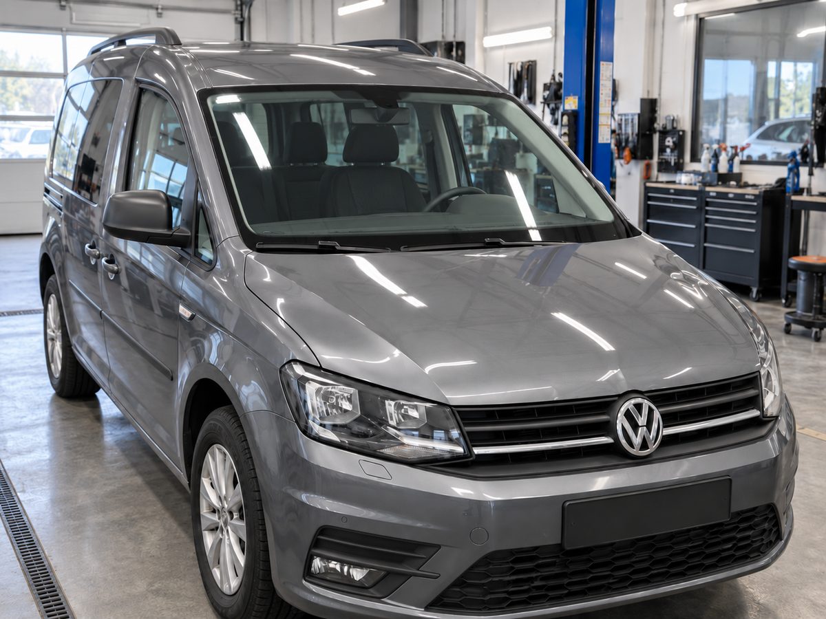 Volkswagen Caddy, Заміна лобового скла, після робіт